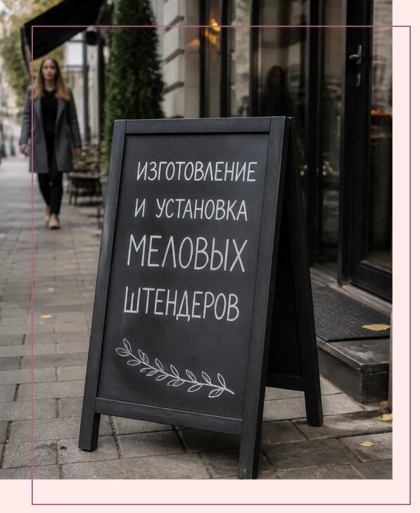 Меловые штендеры в Кирове по цене от 6735 р. | Аванза-Кри